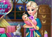 Elsa Frozen Baby Feeding